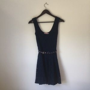 NWOT Candie’s | Blue Navy Dress w/ Belt | Size: XS